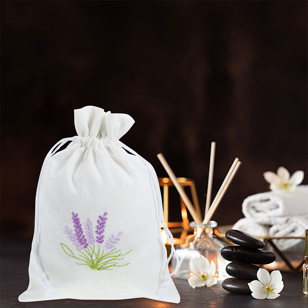 Empty Lavender Pattern Drawstr - Dried Herbs 评论和价格