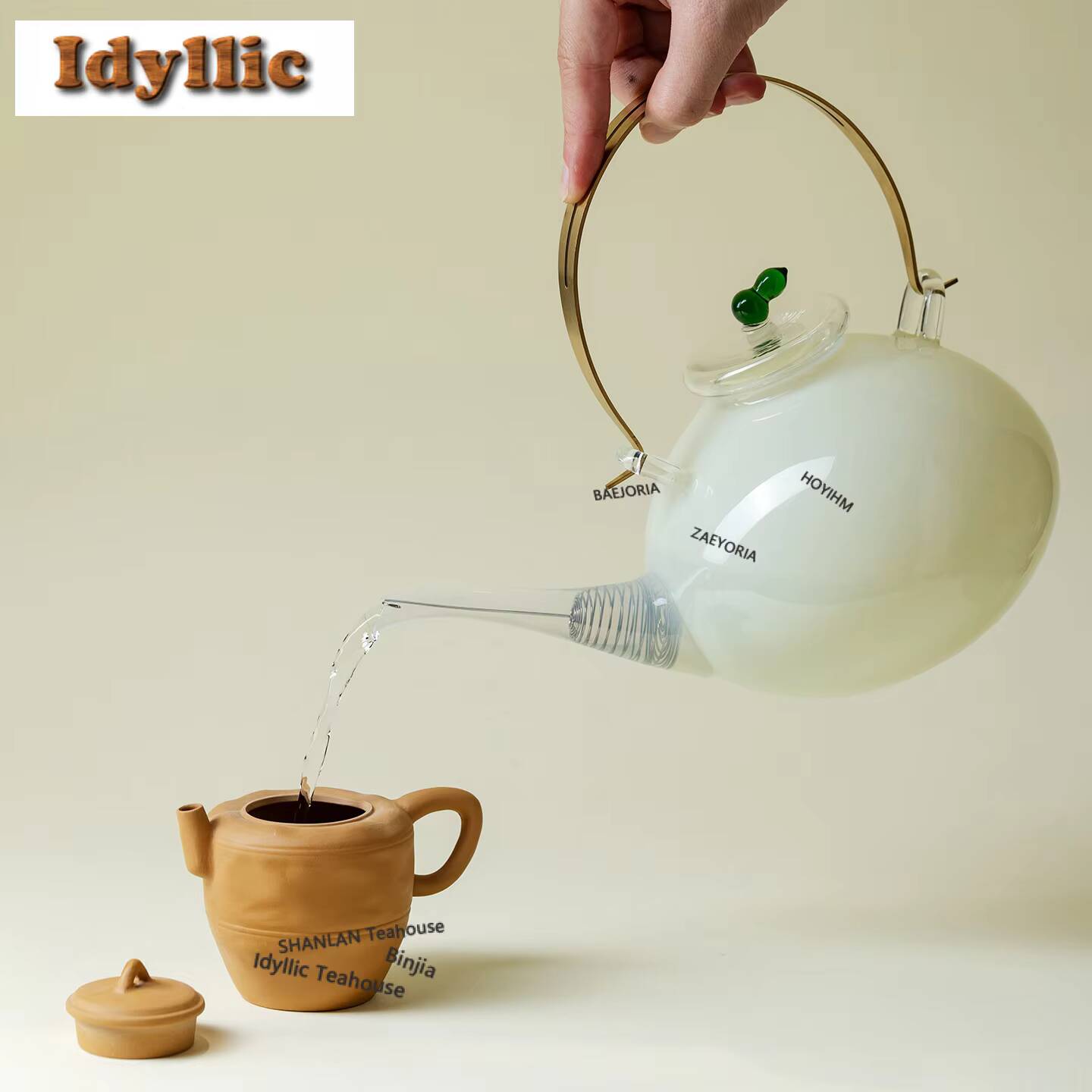 880ml Ice Jade Glass Boiling W - Herbal Tea 评论和价格