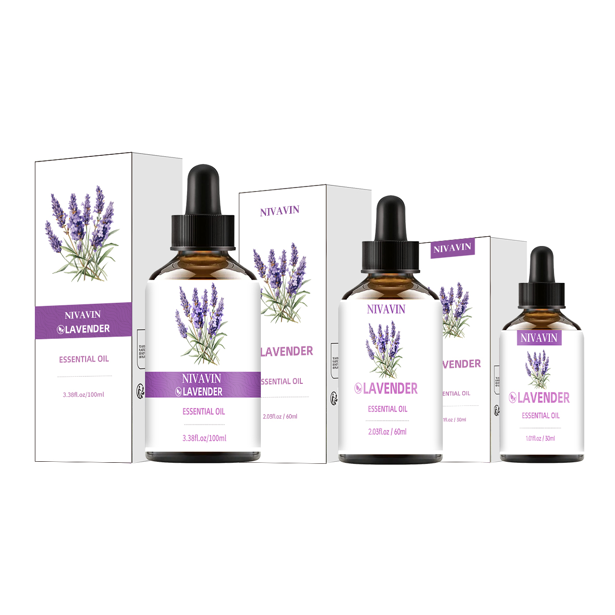 NIVAVIN 30ml/60ml/100ml Lavend - Lavender Oil 评论和价格