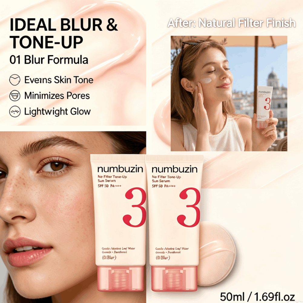 Numbuzin 3 Sun Serum SPF50+ Ce - Echinacea 评论和价格