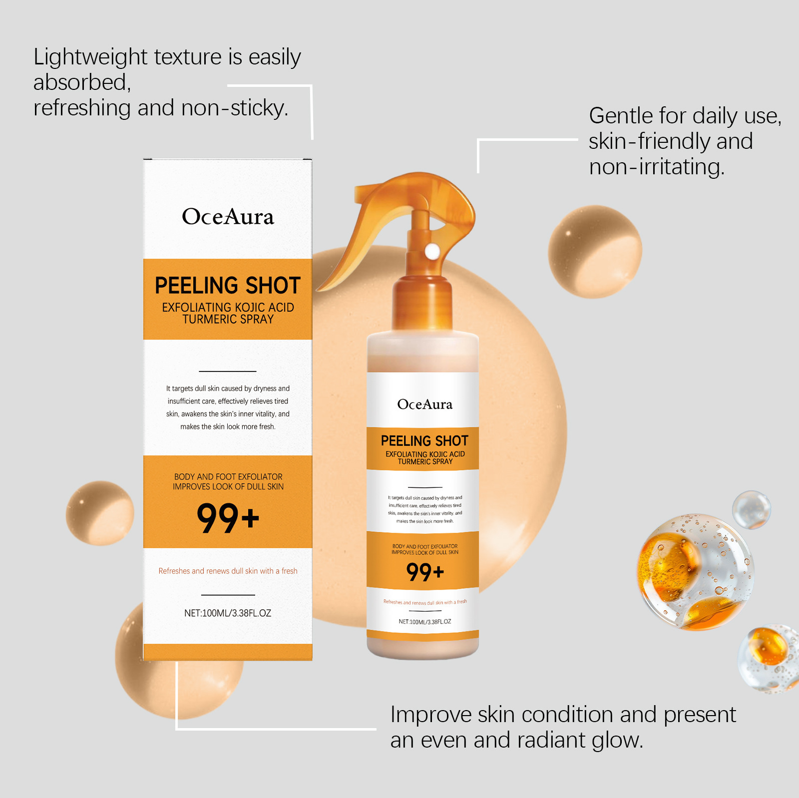 OCEAURA Turmeric Exfoliating S - Turmeric 评论和价格