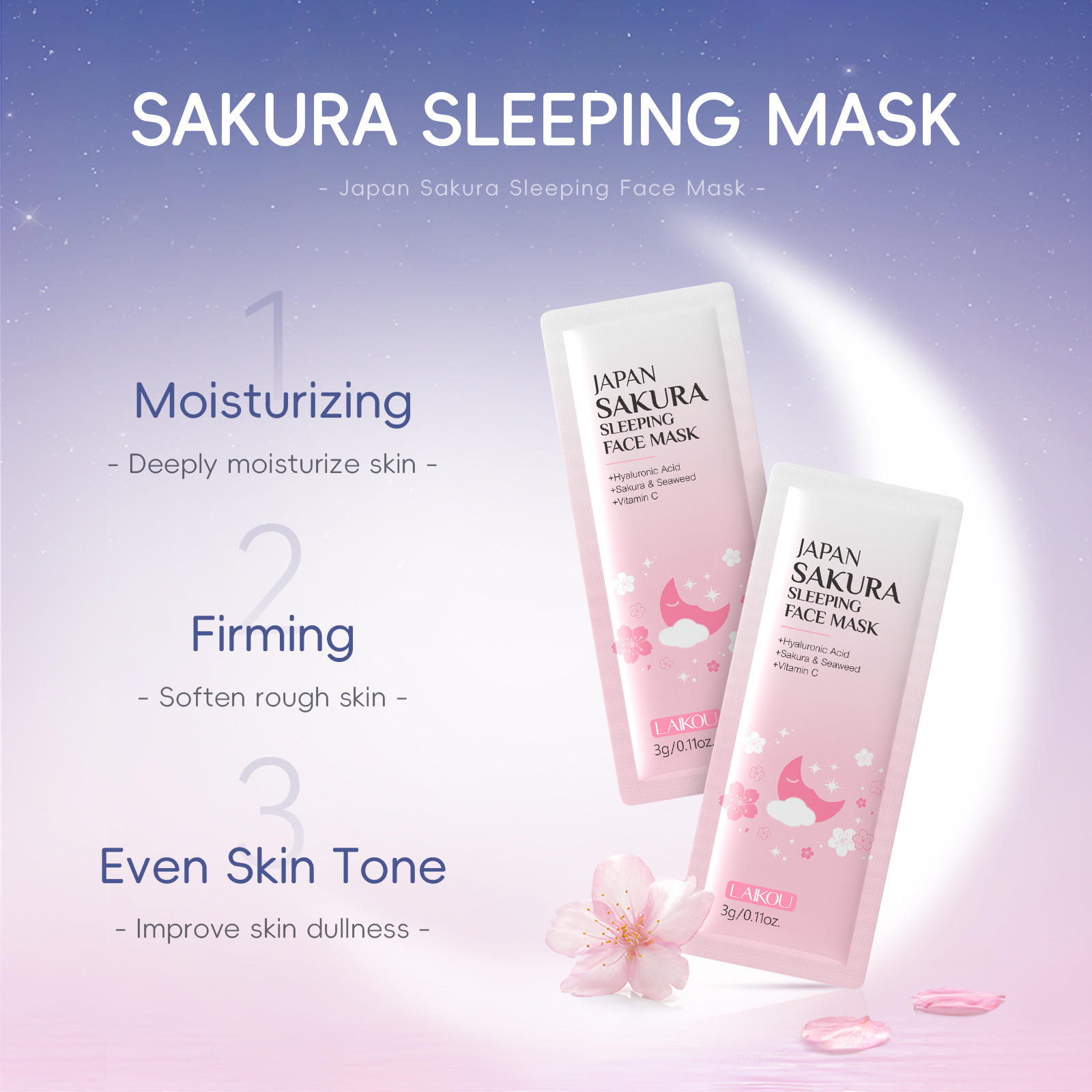 LAIKOU 7PCS Sleeping Facial Ma - Chamomile Tea 评论和价格