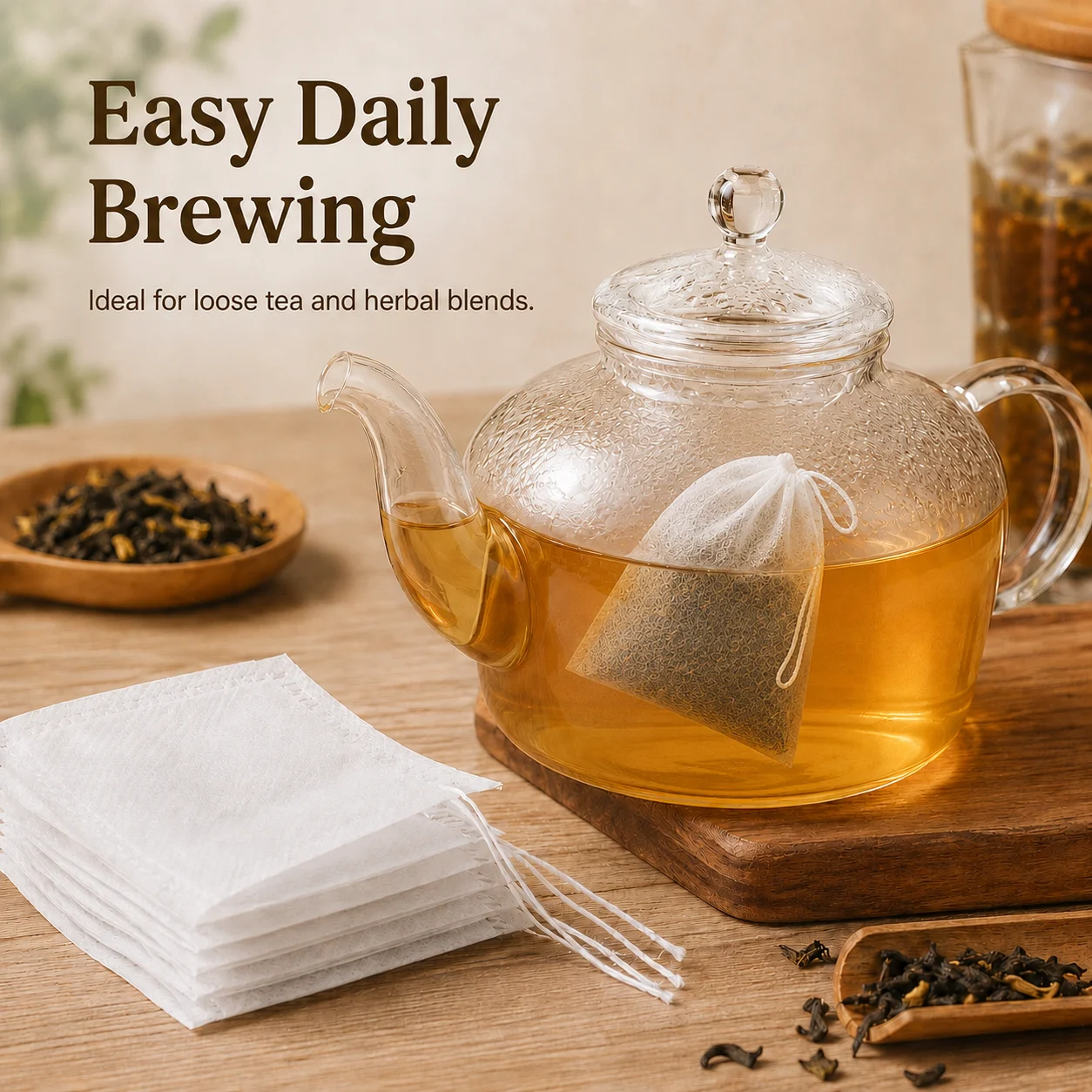 100PCS Disposable Drawstring T - Herbal Tea 评论和价格