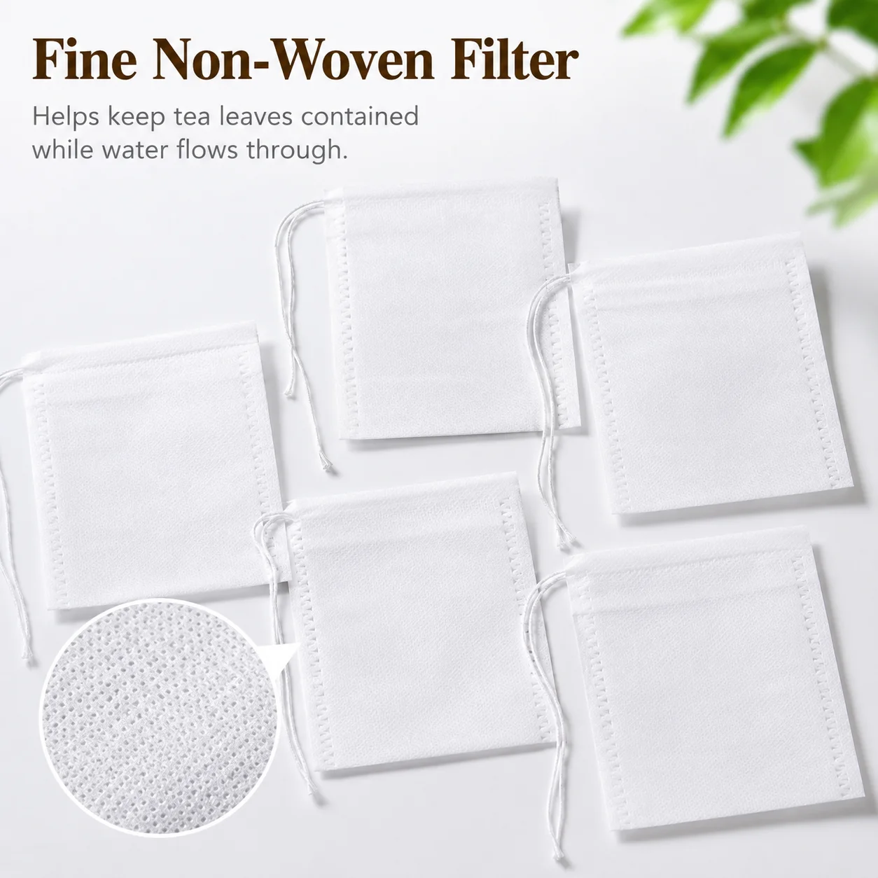 100PCS Disposable Drawstring T - Herbal Tea 评论和价格
