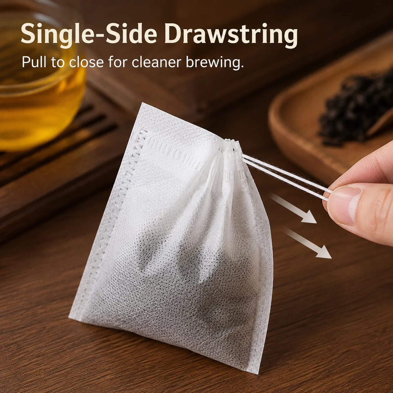 100PCS Disposable Drawstring T - Herbal Tea 评论和价格